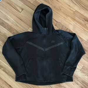 Nike Tech Windrunner Zip up Fleece Hoodie CW4298 black L